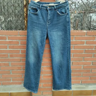 Pantalón tejano mujer azul