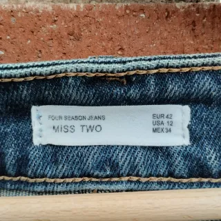 Pantalón tejano mujer azul