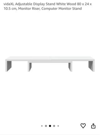 Soporte Blanco para Monitor