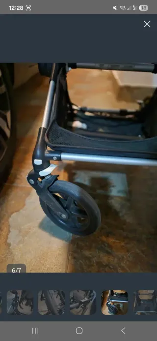 Bugaboo Fox Silla de Paseo Gris (con capazo)