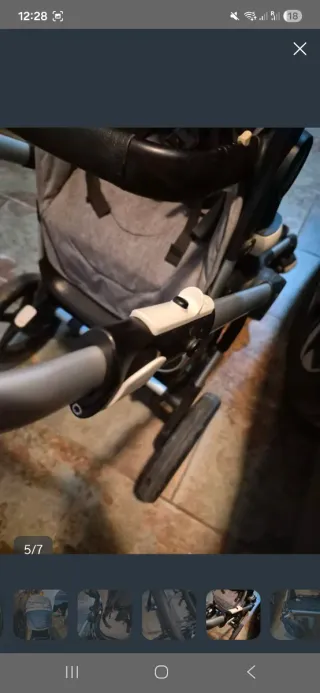 Bugaboo Fox Silla de Paseo Gris (con capazo)