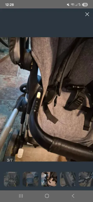 Bugaboo Fox Silla de Paseo Gris (con capazo)