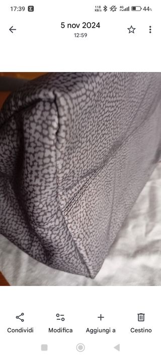 Borsa Borbonese a spalla tortora/marrone