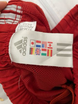 Chándal Adidas Vintage Blanco y Rojo