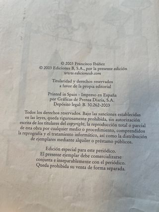 Cómic 13 Rue del Percebe “El caserón del humor”