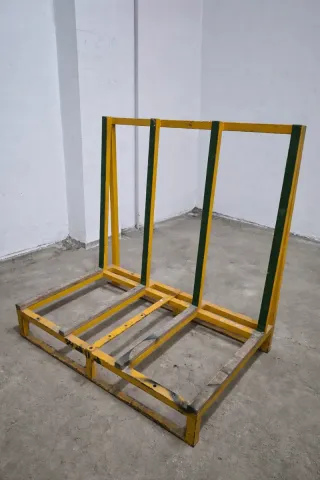 Caballete de Acero para Transporte de Vidrio/Crist