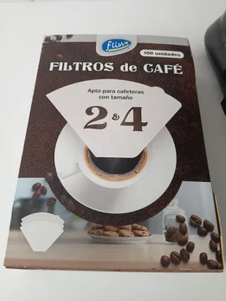 Cafetera Mandine Filtro Negra