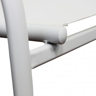 Sedia Moderna in Alluminio da Esterno Impilabile