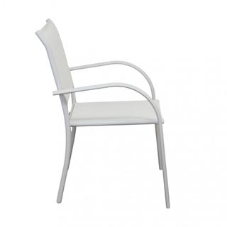 Sedia Moderna in Alluminio da Esterno Impilabile