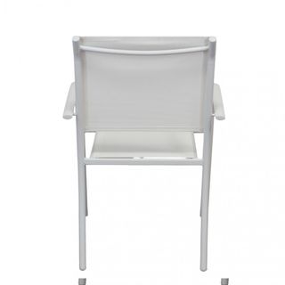 Sedia Moderna in Alluminio da Esterno Impilabile