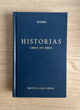 Historias. Libros XVI-XXXIX. Polibio. Gredos(1983)