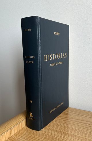 Historias. Libros XVI-XXXIX. Polibio. Gredos(1983)