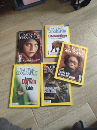 5 Revistas nacional geographic.