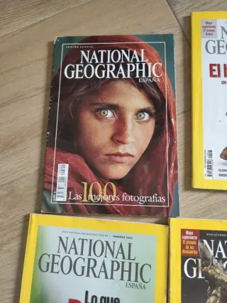 5 Revistas nacional geographic.