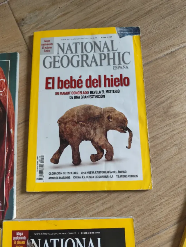 5 Revistas nacional geographic.