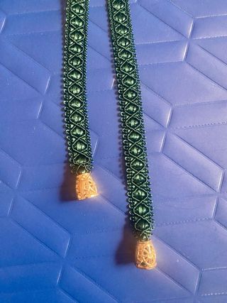 Lligacames trenzado en varios colores (1 par)