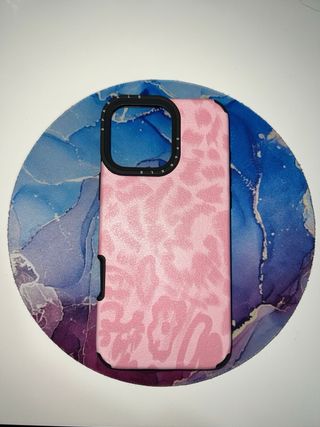 Funda iPhone Rosa Estampado