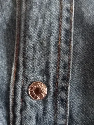 Camicia uomo denim blu