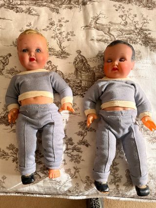 Coppia di Bambole Antiche Tedesche