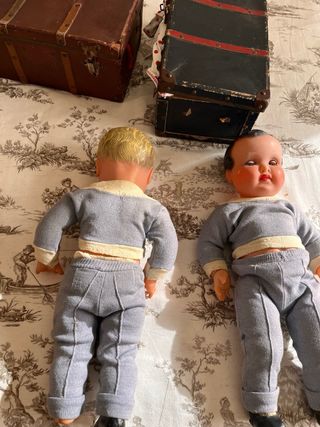 Coppia di Bambole Antiche Tedesche