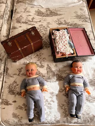 Coppia di Bambole Antiche Tedesche