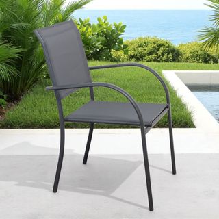 Sedia Moderna in Alluminio da Esterno Impilabile