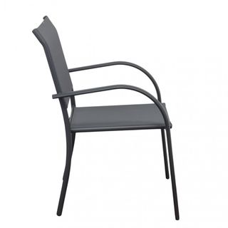 Sedia Moderna in Alluminio da Esterno Impilabile
