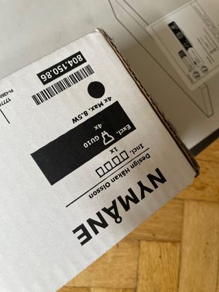 Lámpara de techo IKEA NYMÅNE 4 focos