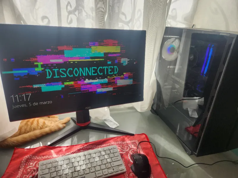 PC Gaming RTX 3060 Ti + Monitor AOC afbeelding 2