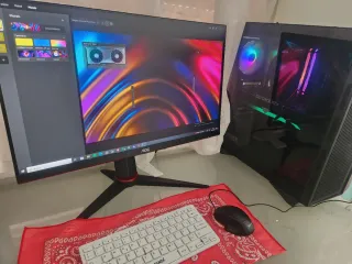 PC Gaming RTX 3060 Ti + Monitor AOC