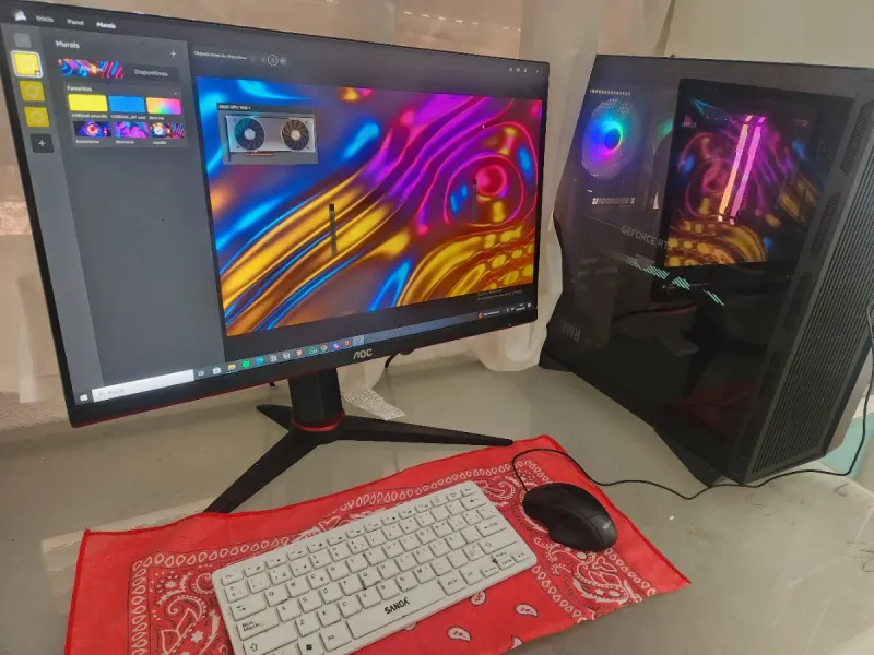 PC Gaming RTX 3060 Ti + Monitor AOC afbeelding 3