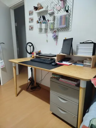 Mesa Comedor Bambú 140x65