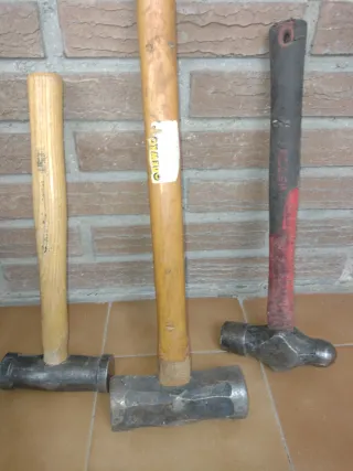 Lote de 3 martillos