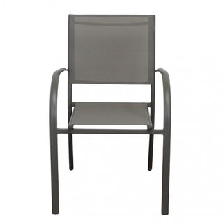 Sedia Moderna in Alluminio da Esterno Impilabile