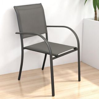 Sedia Moderna in Alluminio da Esterno Impilabile