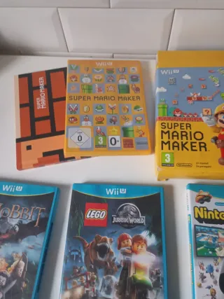 Lote 5 Juegos Wii U: Mario Maker, Lego, etc.