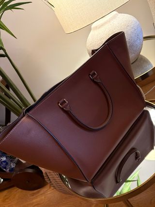 Bolso Carolina Herrera Vendome Piel Marrón