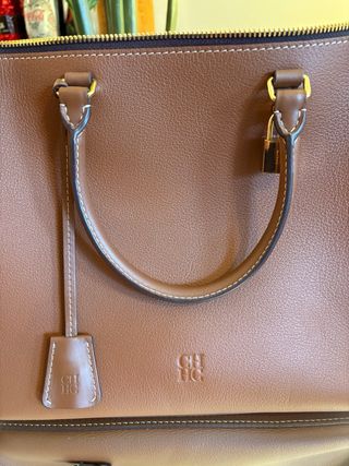 Bolso Carolina Herrera Vendome Piel Marrón