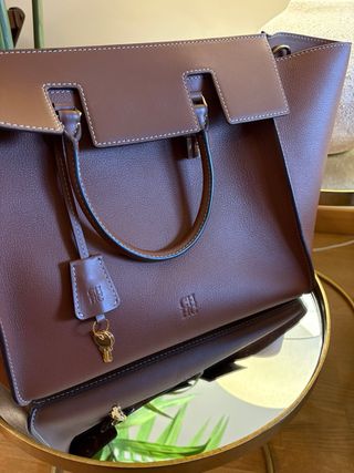 Bolso Carolina Herrera Vendome Piel Marrón