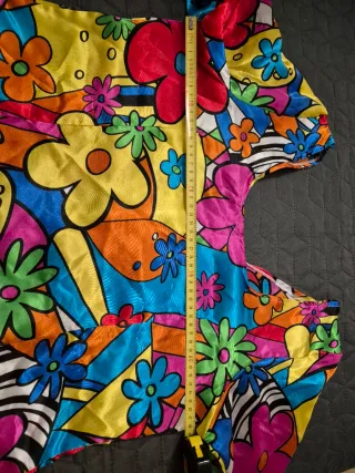 Disfraz Hippie Multicolor Talla Única