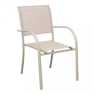 Sedia Moderna in Alluminio da Esterno Impilabile