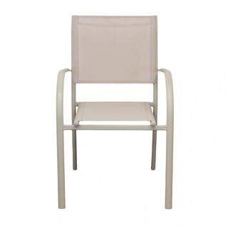 Sedia Moderna in Alluminio da Esterno Impilabile