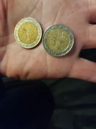 2 Monete da 2 euro Francia 2001