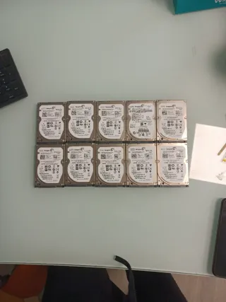 Lote 10 Discos Duros Seagate 320GB 2.5