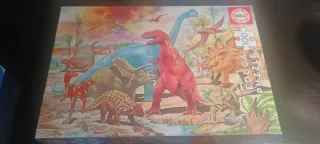 Puzzle Educa Dinosaurios 100 Piezas.