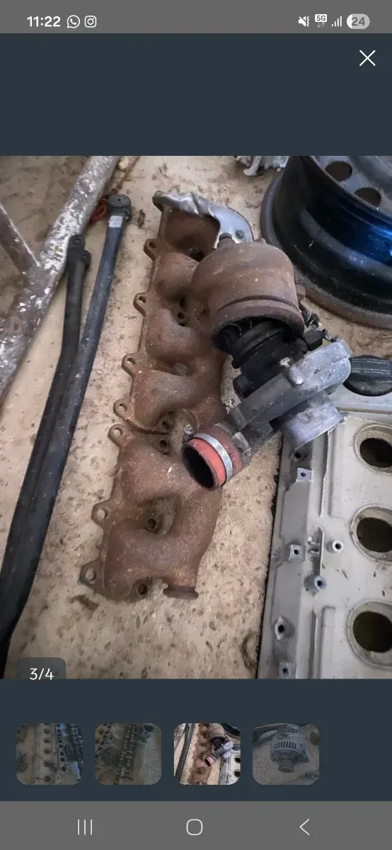 Colector de escape turbo OM606