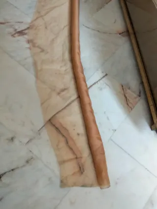 2 rotoli tulle lavorato pois