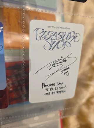 SHINee Key Pleasure Shop Photocards