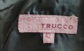 Elegante Vestido Negro Trucco Talla 42