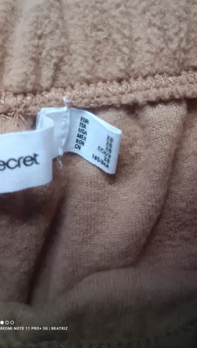 Conjunto Pijama Osito Paddington Beige y Rojo